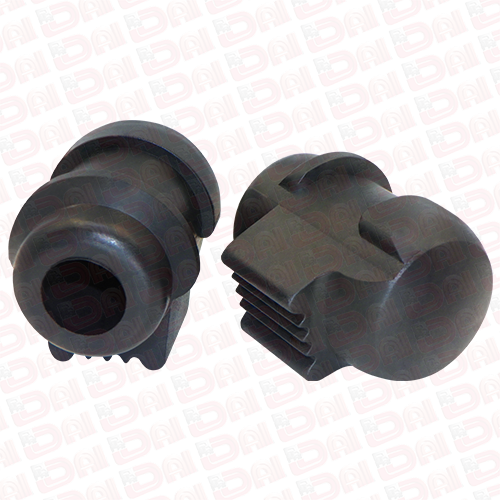 JUEGO DE GOMAS PARA BARRA ESTABILIZADORA FRONTAL EXTERIOR IZQ. Y DER. OEM 77 00 314 855